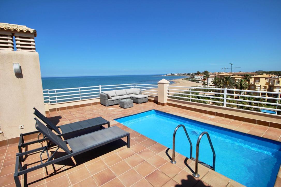 Atico Frontal Al Mar Con Piscina Privada By Homeprive เดเนีย ภายนอก รูปภาพ
