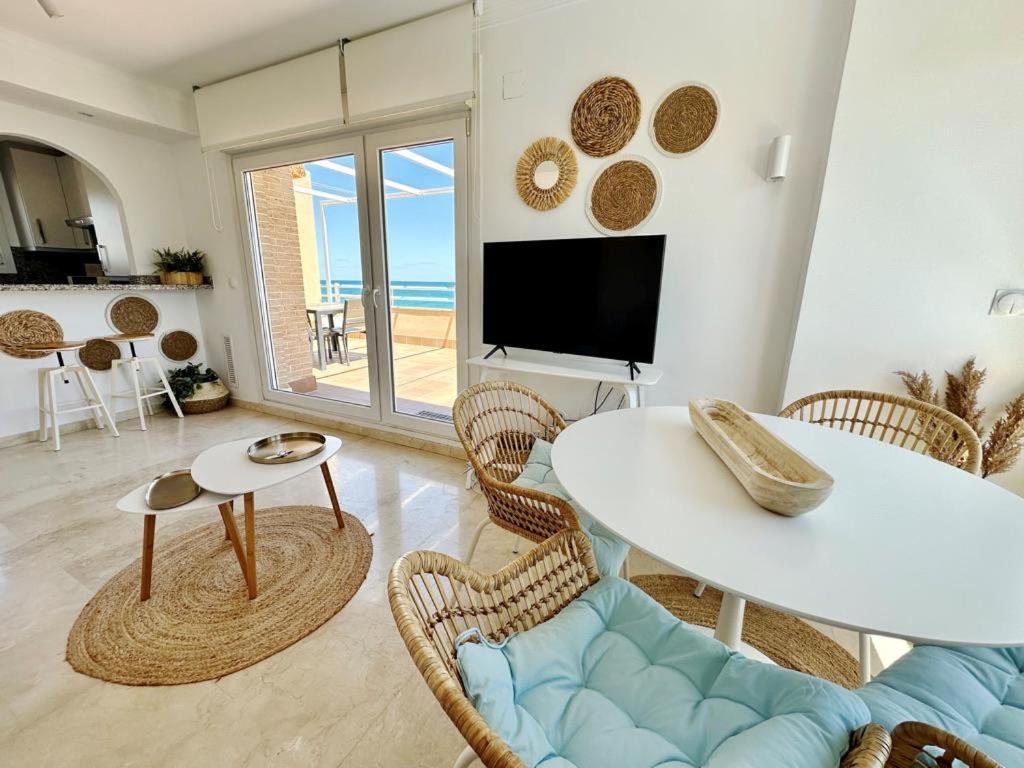 Atico Frontal Al Mar Con Piscina Privada By Homeprive เดเนีย ภายนอก รูปภาพ